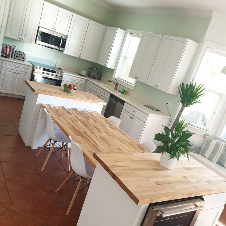 Sealing butcher block countertops the easy way